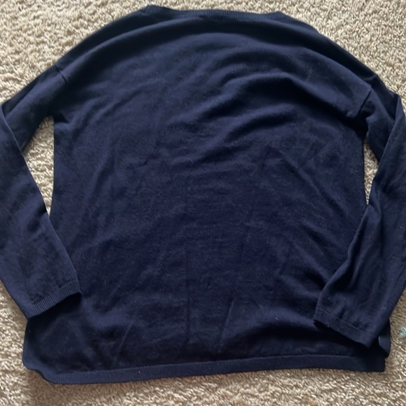 Talbots holiday lightweight sweater “joyful joyful” - Picture 4 of 5